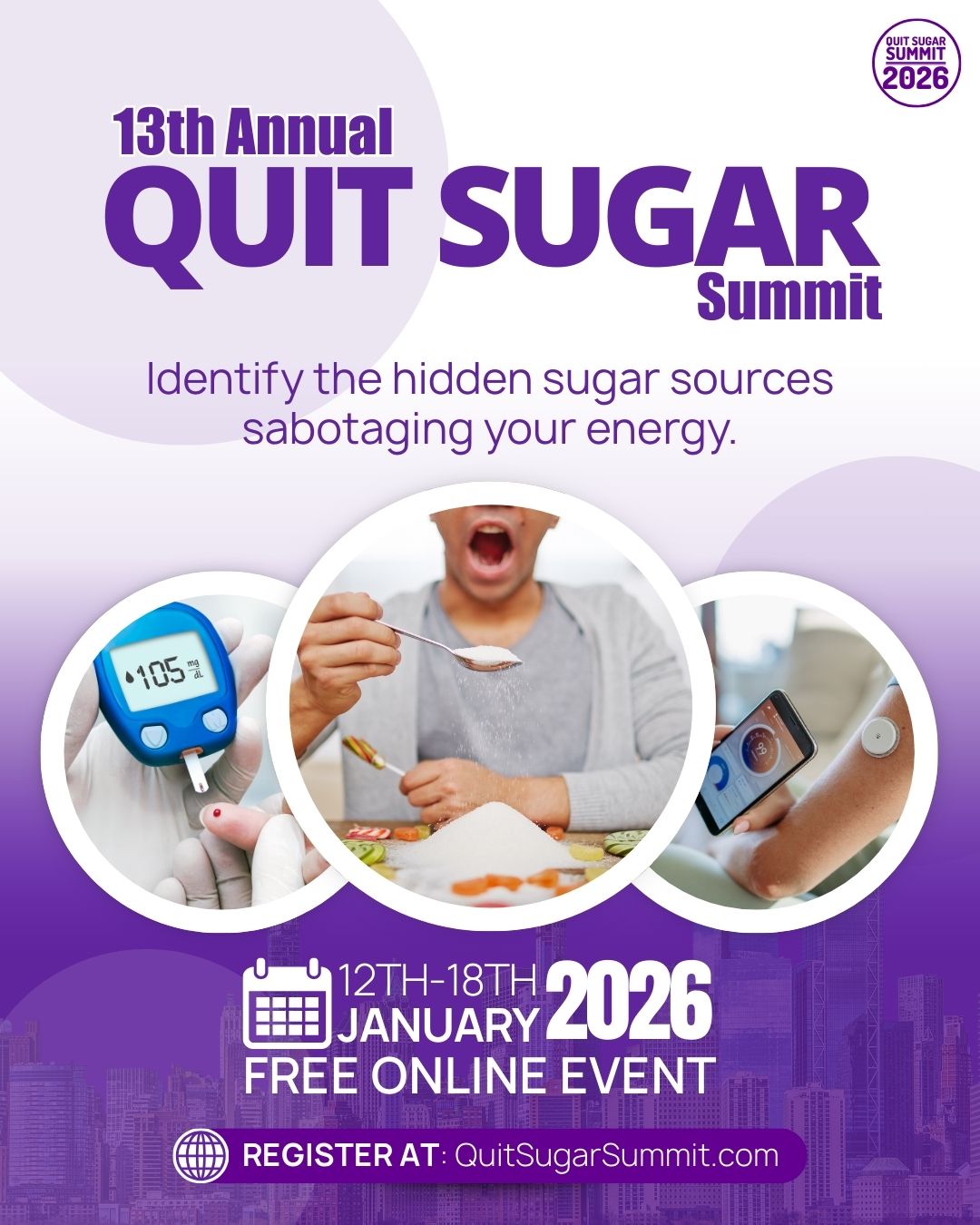 Martha Carlin at the Quit Sugar Summit: Rethinking Cravings from the Gut Up