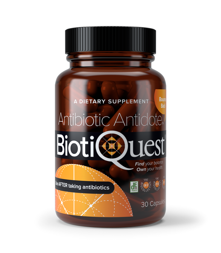 Antibiotic Antidote® + Best Probiotic After Antibiotics + BiotiQuest®