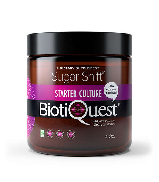 Sugar Shift Starter Culture 4 ounce jar.